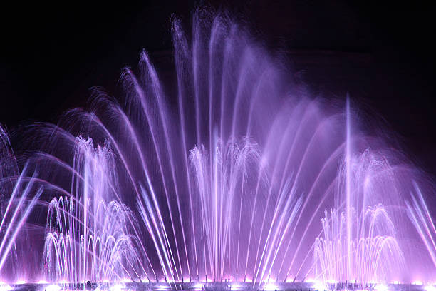 istock Dancing water fountain show in Protaras, Cyprus 177444362