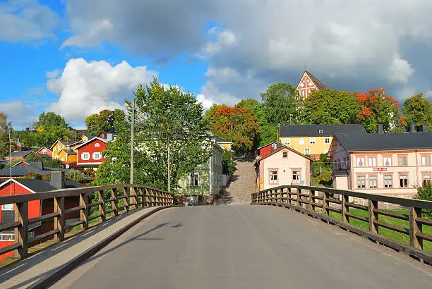 "The Old Bridge in the town of Porvoo, Finland"