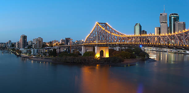 istock Brisbane City, Story Bridge and River 177444581