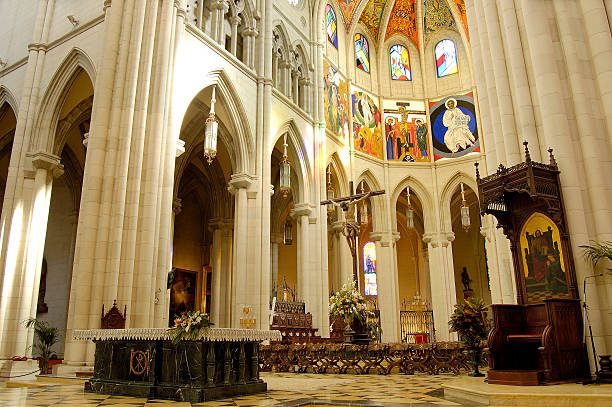 Cathedral of Almudena, Madrid. Altar