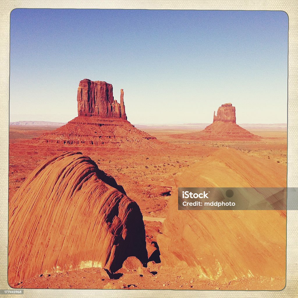 Monument Valley - Lizenzfrei Anhöhe Stock-Foto