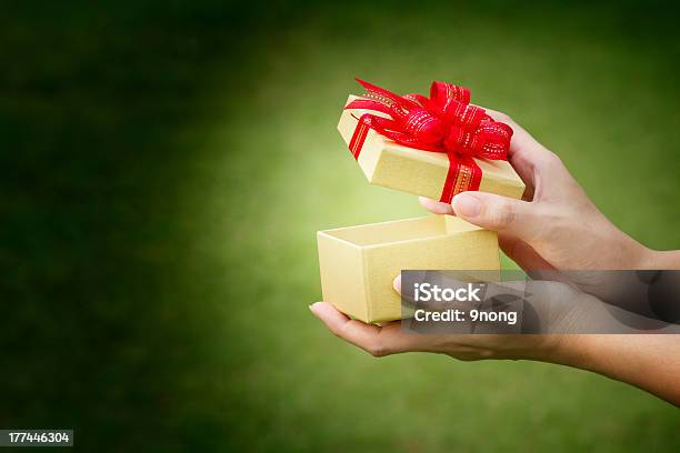 Celebration Gift Box Stock Photo - Download Image Now - Birthday, Birthday Present, Box - Container