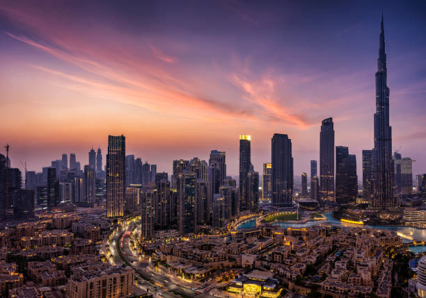 istock Panoramic view of the downtown  district skyline of Dubai 1774473450