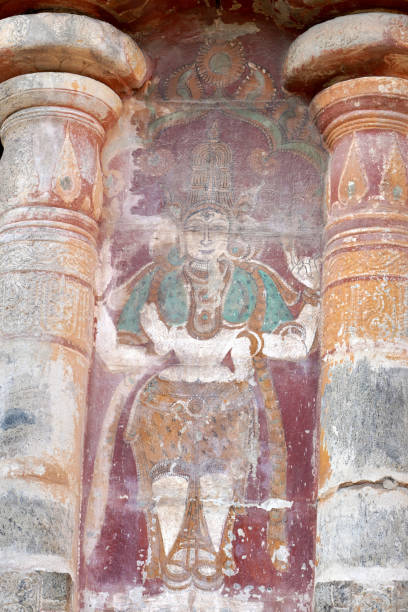 istock Fresco, mural paintings on temple walls. 1774479057
