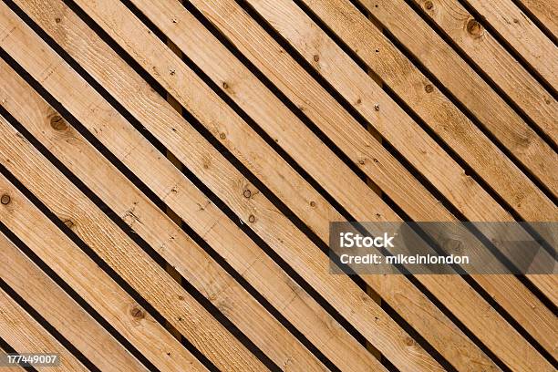 Wood Diagonal Panelling Stock Photo - Download Image Now - Abstract, Backgrounds, Construction Material