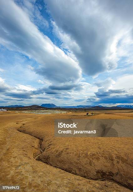 Hverarondor Hverir Hot Springs Islandia - zdjęcia stockowe i więcej obrazów Bez ludzi - Bez ludzi, Błoto, Dym