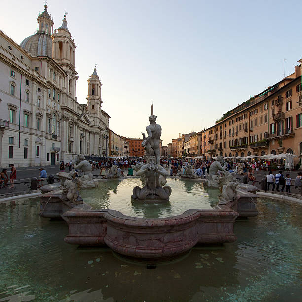 Navona Square, Rome stock photo
