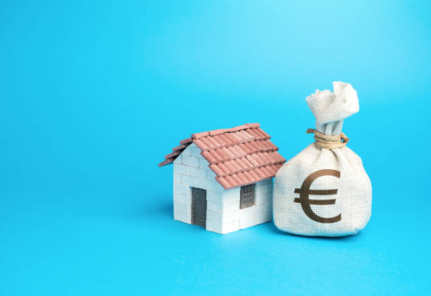 istock House and euro money bag. 1774551816