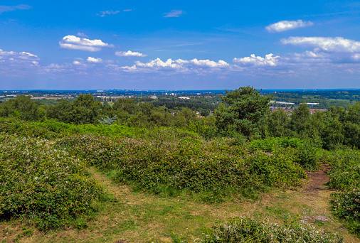 This is the summer scenery of Kirigamine in Nagano prefecture, Japan.\nKirigamine is one of the most famous sightseeing area in Nagano prefecture, many people come to see this dynamic landscape every season.