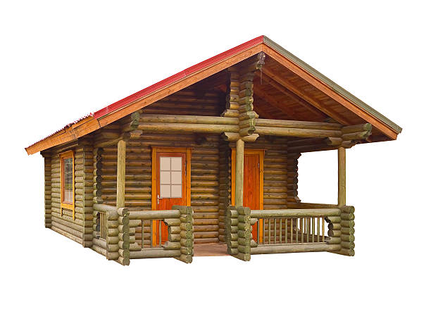 Cabin in a New Mexico  forest at 8,000 ft. altitude (USA)