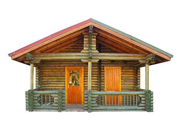 istock House built of logs 177455555