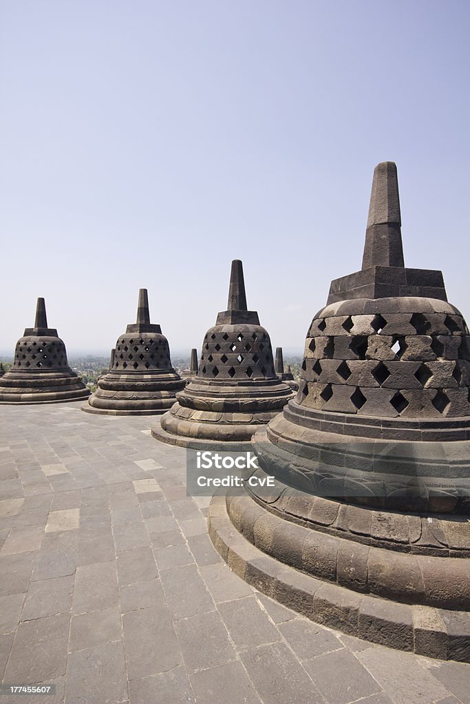 Borobodur-Tempel - Lizenzfrei Asien Stock-Foto