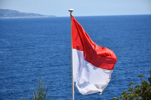 istock Monaco, Monaco Flag, Mediterranean Sea, Sea, Europe 1774560436