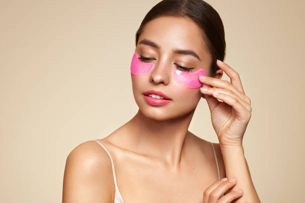 istock Young woman with cosmetic patches on her eyes 1774560908
