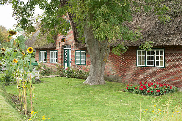 istock Typical traditional home on island Sylt, Germany 177457889