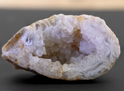 Natural crystal gemstone set isolated on black background 3d rendering without AI generated