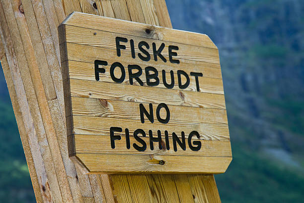 istock no fishing sign 177458307