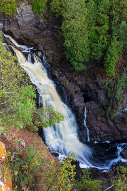 istock Big Manitou Falls In Autumn 1774597224