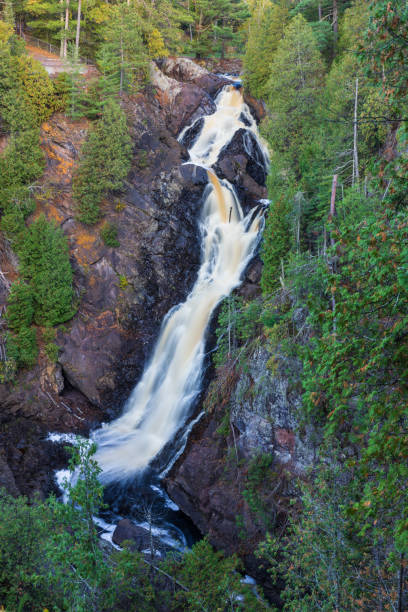 istock Big Manitou Falls In Autumn 1774597766