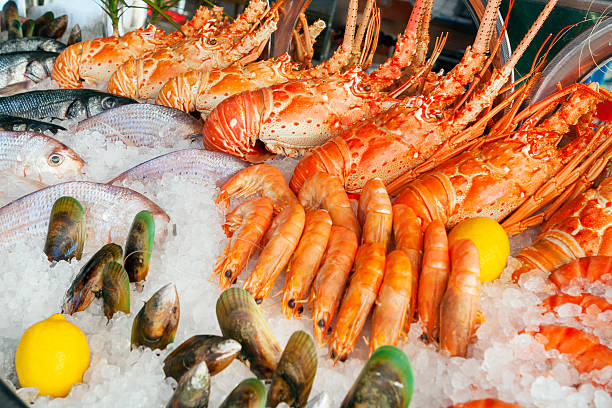 istock Fresh seafood at the market 177461783