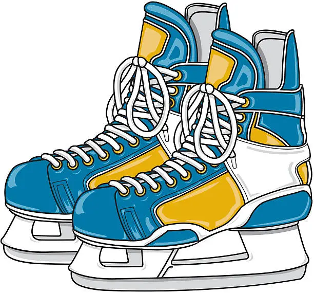 Vector illustration of Ice Skates