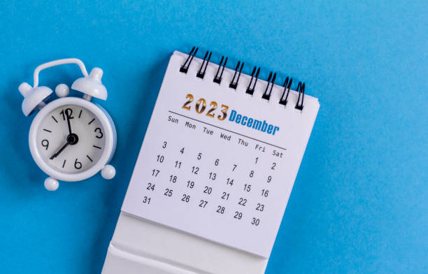 istock December calendar for 2023 on a colored background .Planning for every day. 1774641563