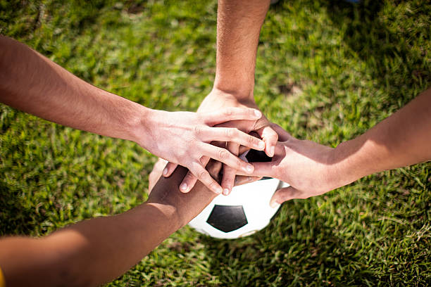 istock Hands on Soccer Ball. 177466555