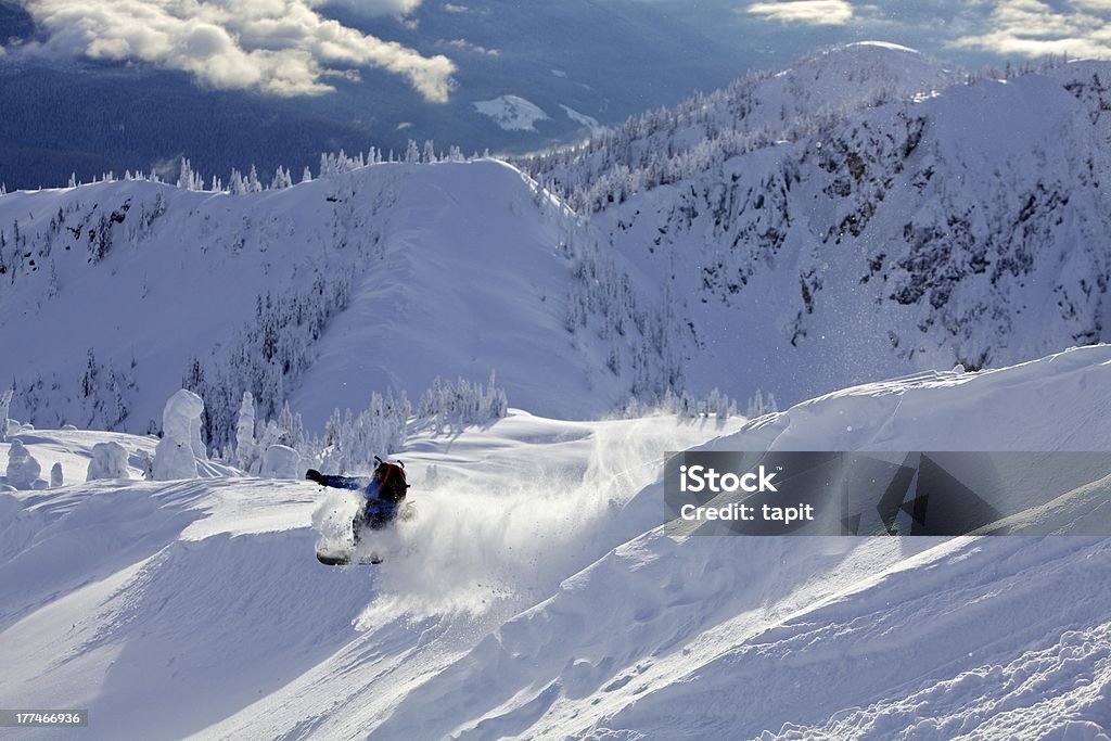 に Heliskiing Monashees ブリティッシュコロンビア州 - ふわふわのロイヤリティフリーストックフォト