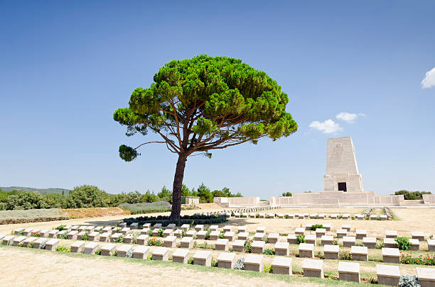 The Lone Pine Memorial and War grave in Gallipoli, near Canakkale Turkey.