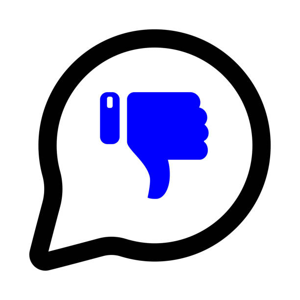 Negative Response Icon Beautiful,Meticulously Designed Negative Response Icon negative image technique stock illustrations