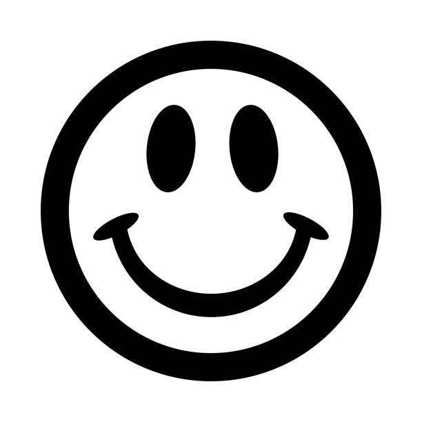 ilustrações de stock, clip art, desenhos animados e ícones de positive reaction icon - smiley