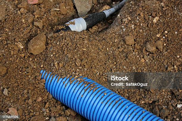 Foto de Tubo De Plástico e mais fotos de stock de Azul - Azul, Borracha - Material, Canal