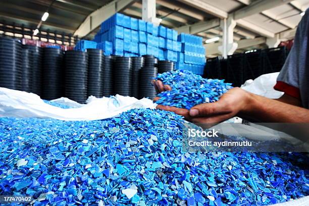 Plastic Resin Pellets In Holding Hands Stock Photo - Download Image Now - Plastic, Recycling, Industry