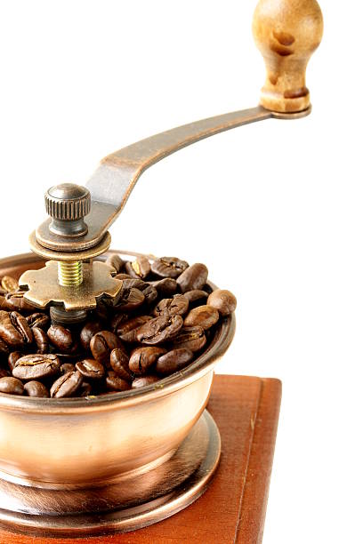 istock wooden coffee grinder on a white background 177470605