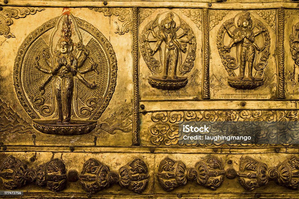 Templo Machhendranath Seto - Foto de stock de Antigo royalty-free
