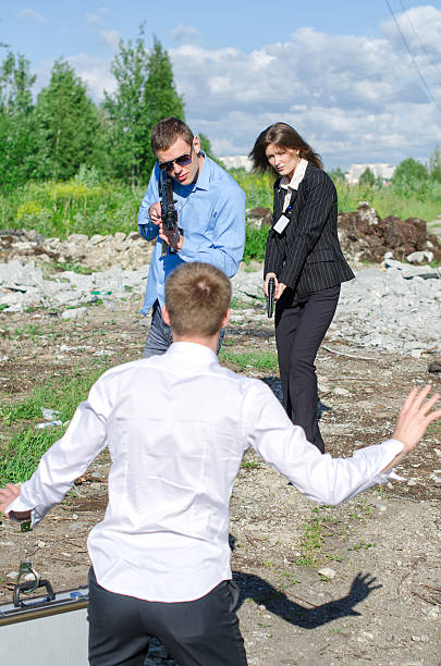 istock Two FBI agents conduct arrest of an offender 177472968
