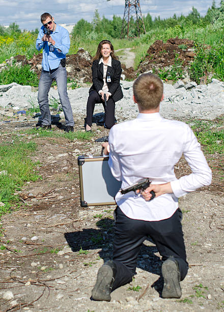 istock Two FBI agents conduct arrest of an offender 177473000