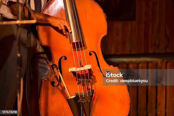 Kontra Bass Player Na Etapie - zdjęcia stockowe i więcej obrazów Akord - Akord, Artysta, Bunt