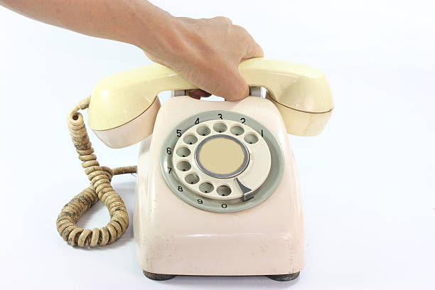 istock An old telephone dail with hand 177474249