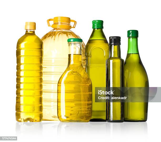 Olive Oil Bottles Stock Photo - Download Image Now - Cooking, Cooking Oil, Drinking Glass