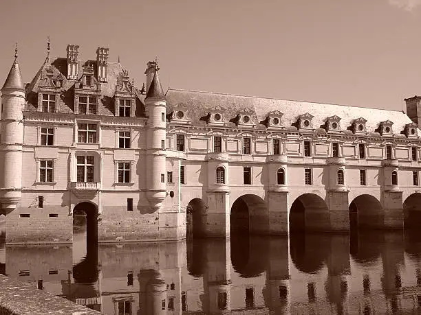 Chenonceaux Castle at the Loire in France