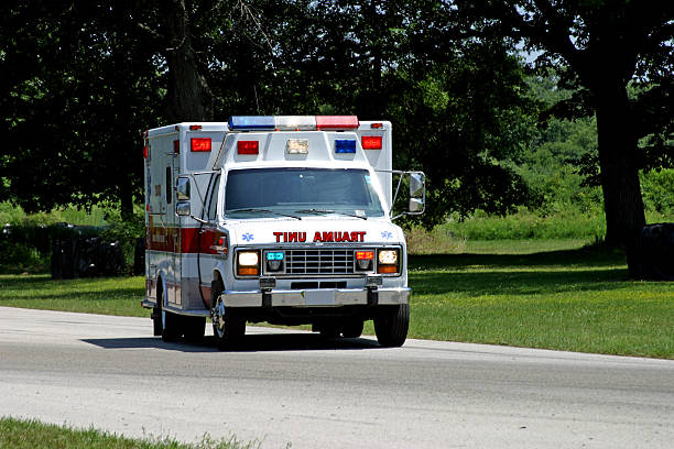 istock Ambulance on Country Road 177478260