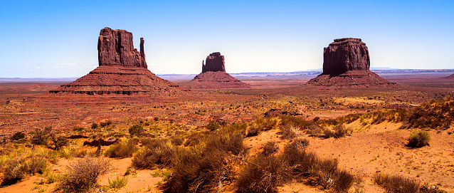 Monument Valley, desert and landscape (Arizona)