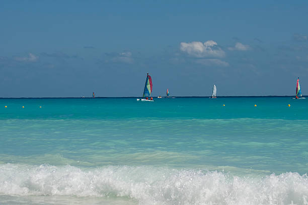 istock Yachts floating in caribbean sea 177479074