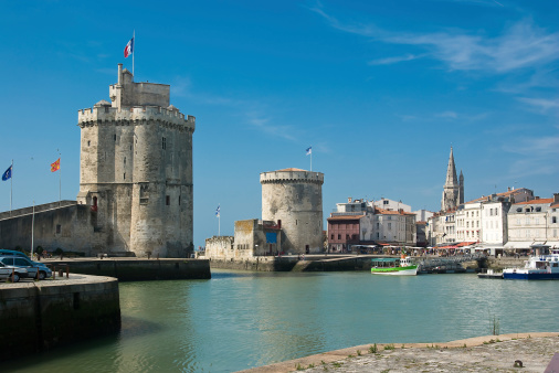 La Rochelle is a city in southwestern France and a seaport on the Bay of Biscay, a part of the Atlantic Ocean. It is the capital of the Charente-Maritime department.