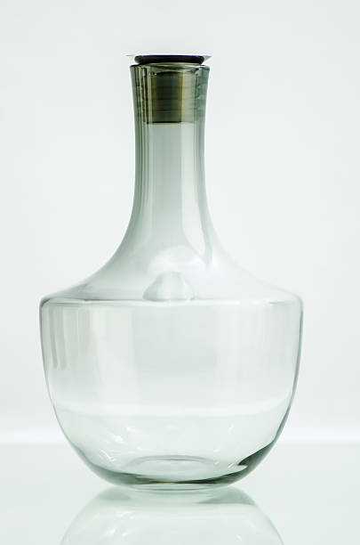 Clear bottle stock photo