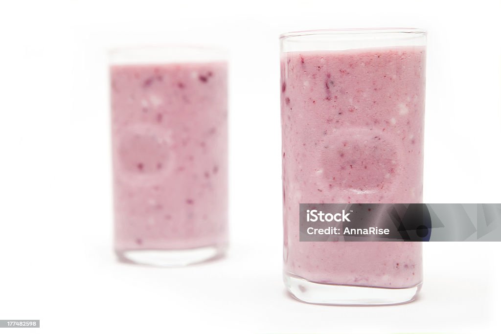Blackberry Yogurt - Foto stock royalty-free di Alimentazione sana