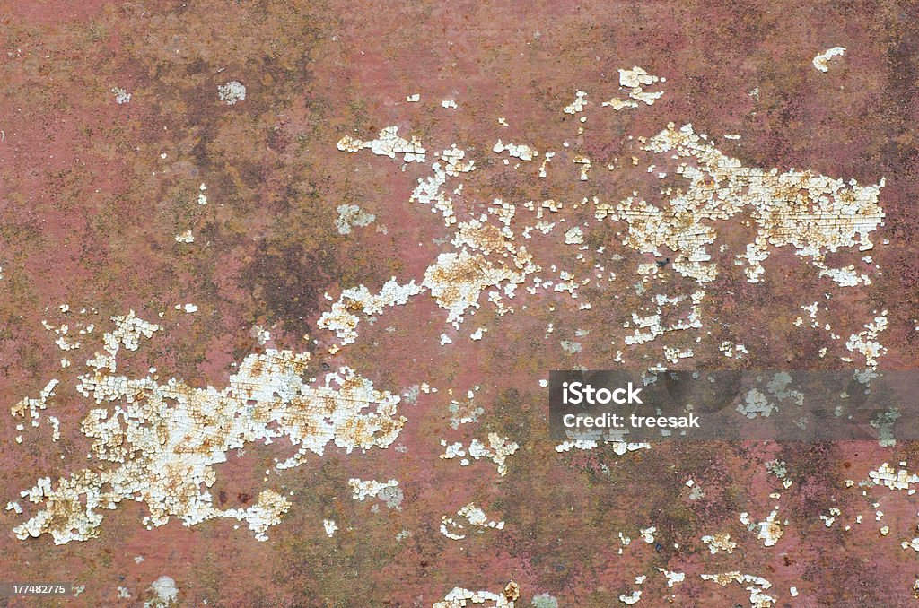 Antigo fundo de parede de aço rusty - Foto de stock de Abstrato royalty-free