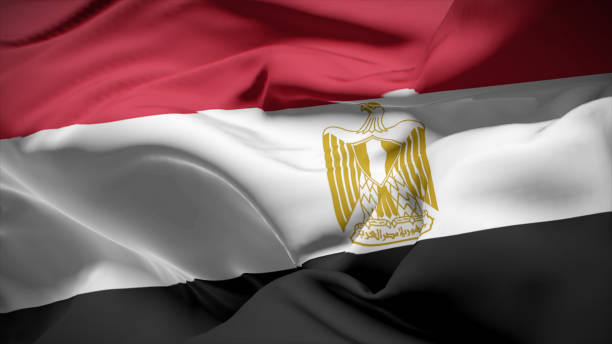 istock Close-up view of Egypt National flag. 1774849084