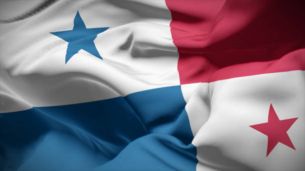 istock Close-up view of Panama National flag. 1774895936